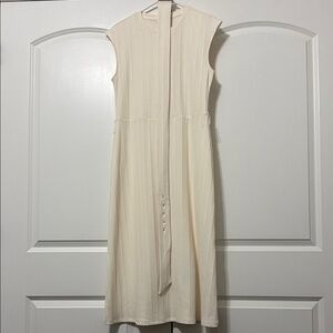 Nine West Cream Sleeveless Dress